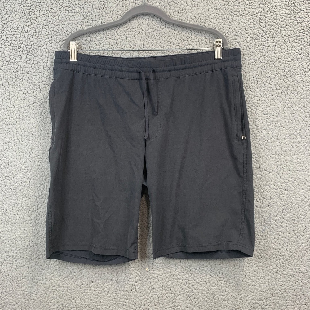 KÜHL Shorts Men's Gray Large Lightweight Athletic Outdoor Drawstring